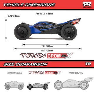 1/14 ARRMA TYPHON GROM DSC 223S (Battery & Charger Included)
