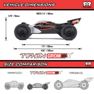 1/14 ARRMA TYPHON GROM DSC 223S