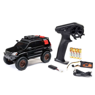 Axial SCX24 Lexus GX 470 black RTR package contents