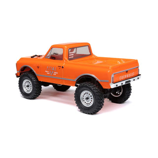 1/24 SCX24 1967 Chevrolet C10 4X4 RTR Brushed Rock Crawler (Battery & Charger Included), Orange