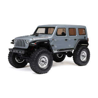 1/24 SCX24 2019 Jeep Wrangler JLU CRC 4X4 RTR Brushed Rock Crawler (Battery & Charger Included), Gray