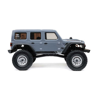1/24 SCX24 2019 Jeep Wrangler JLU CRC 4X4 RTR Brushed Rock Crawler (Battery & Charger Included), Gray