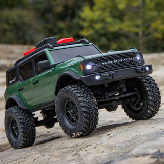Axial 1/24 SCX24 Ford Bronco 4X4 RTR Brushed Rock Crawler (Battery & Charger Included),
