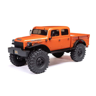 1/24 SCX24 Dodge Power Wagon 4X4 RTR Brushed Rock Crawler (Battery & Charger Included), Orange