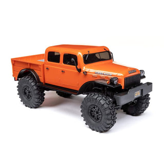 1/24 SCX24 Dodge Power Wagon 4X4 RTR Brushed Rock Crawler (Battery & Charger Included), Orange