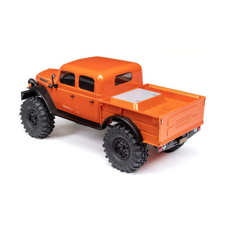 1/24 SCX24 Dodge Power Wagon 4X4 RTR Brushed Rock Crawler (Battery & Charger Included), Orange