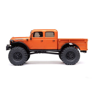 1/24 SCX24 Dodge Power Wagon 4X4 RTR Brushed Rock Crawler (Battery & Charger Included), Orange