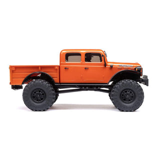1/24 SCX24 Dodge Power Wagon 4X4 RTR Brushed Rock Crawler (Battery & Charger Included), Orange