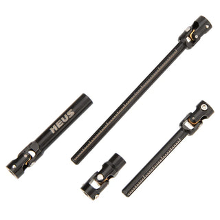 MEUS Racing Metal SCX24 Cuttable Drive Shaft for 1/24 Axial SCX24 RC Crawlers