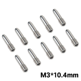 INJORA 10Pcs Stainless Steel M3 M4 Headless Hexagon Drive shaft Screw Pins for 1/10 RC Crawl