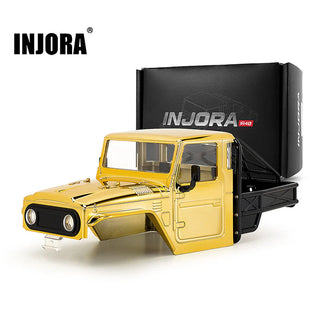 INJORA Limited Edition IR40-18 Half Truck Body for 1/18 TRX4M Defender Bronco (Gold)