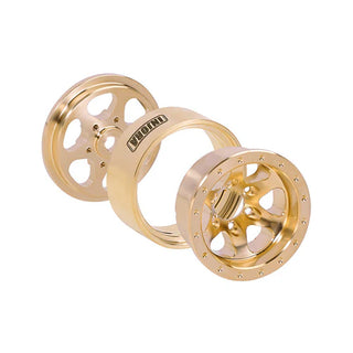 INJORA 1.0" 40g/pcs Brass -4.7mm Offset Wheels for Micro Crawlers (W1011)