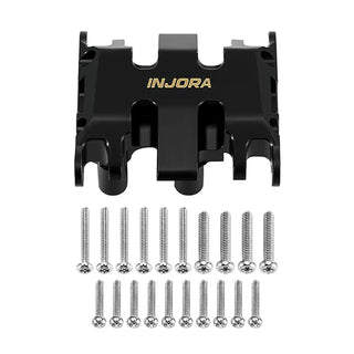 INJORA Black Brass Skid Plate for 1/30 SCX30 (17.9g)