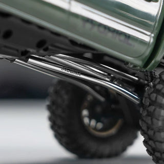 INJORA Stainless Steel High Clearance Chassis & Steering Links Set for 1/30 Axial SCX30 Tacoma — Pre-Order