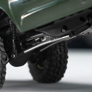 INJORA Stainless Steel High Clearance Chassis & Steering Links Set for 1/30 Axial SCX30 Tacoma — Pre-Order