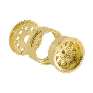 INJORA 0.7" D19 Brass Beadlock Wheels for 1/30 SCX30 (W7007)