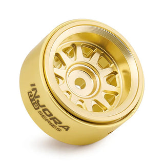 INJORA 0.7" D19 Brass Beadlock Wheels for 1/30 SCX30 (W7007)