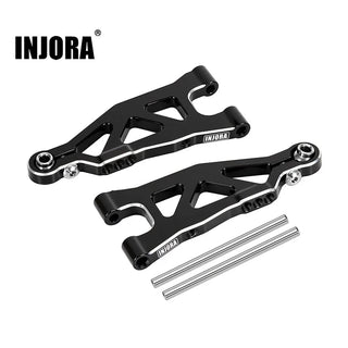 INJORA Aluminum Front Lower Suspension Arms for Arrma Mojave Grom Losi Nascar