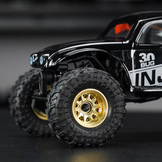 INJORA 0.7" D19 Brass Beadlock Wheels for 1/30 SCX30 (W7007)