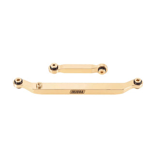 INJORA 14g Brass Steering Links for Axial SCX24 – Brass / Black