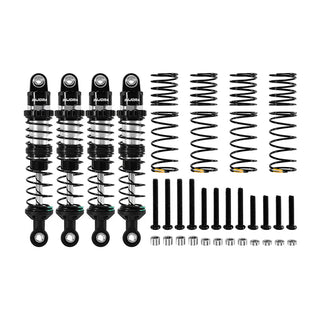 INJORA DRX Dual-Rate Spring Oil Shocks for 1/10 RC Crawlers, 80mm / 90mm / 100mm / 110mm / 120mm