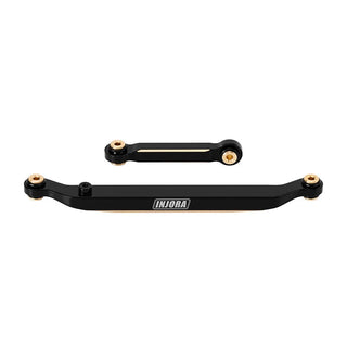 INJORA 14g Brass Steering Links for Axial SCX24 – Brass / Black