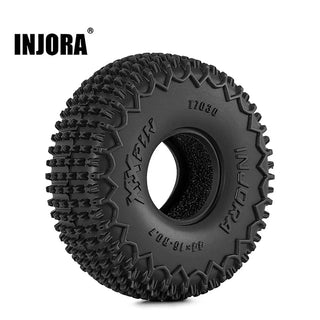 INJORA 0.7" 44*16mm XHX Pin Tires for 1/30 1/32 RC Crawlers (T7030)