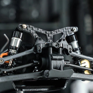 INJORA Carbon Fiber Shock Towers with Shock Mount Spacer for Losi Micro-B Micro-T