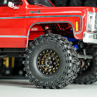 INJORA 1.0 Plus Brass Beadlock Wheel for 1/24 1/18 RC Crawler SCX24 TRX4M FCX24 (W1107)