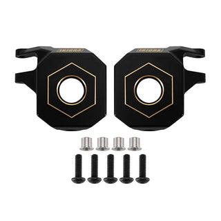 INJORA 2PCS Brass Steering Knuckles for 1/10 Axial SCX10 III CJ7