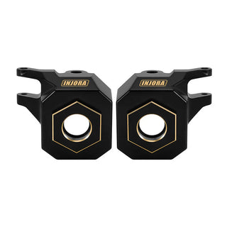INJORA 2PCS Brass Steering Knuckles for 1/10 Axial SCX10 III CJ7