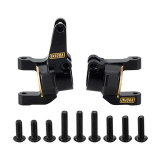 INJORA Black Brass C Hubs for 1/10 Axial SCX10 III CJ7