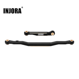 INJORA Black Brass Steering Links Set for 1/18 HPI Venture18