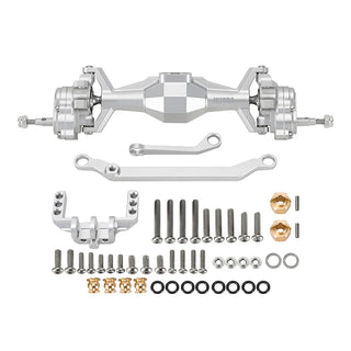 INJORA +5mm Diamond Portal Axles with Lay Down Servo Mount & Links for 1/18 TRX4M