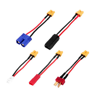 INJORA XT30 to JST-RCY JST PH2.0 TRX-4M T-Style EC3 Battery Adapter Cable Wire 5pcs