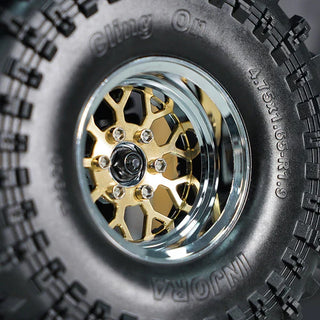 INJORA 1.9" ModuWheel Brass & Aluminum -9.65mm Offset Wheels for 1/10 RC Crawlers