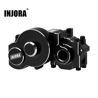 INJORA Aluminum Transmission Housing with Motor Mount & Cover for Losi Micro-B Micro-T