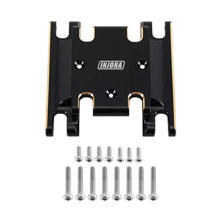 INJORA Black Brass Upgrade Parts for 1/18 HPI Venture18 SKID PLATE ONLY