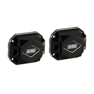 INJORA Black Brass Upgrade Parts for 1/18 HPI Venture18 Diff Covers