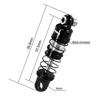INJORA 22.5mm Aluminum Oil Shocks for 1/30 Axial SCX30