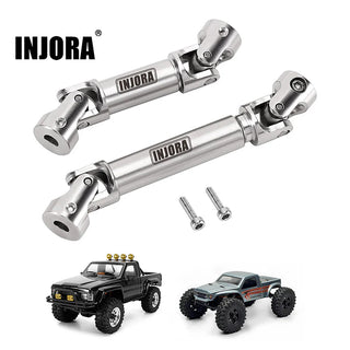 INJORA Stainless Steel Center Drive Shafts for 1/18 HPI Venture18 HobbyPlus CR18P