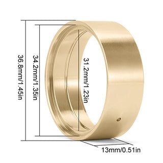 INJORA 27g/pcs Brass Inner Rings for INJORA 1.3" Wheels
