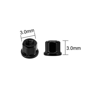 INJORA M2 Stainless Steel Nuts for 1/30 SCX30
