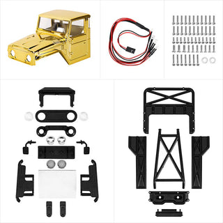 INJORA Limited Edition IR40-24 Half Truck Body for 1/24 SCX24 (Gold)