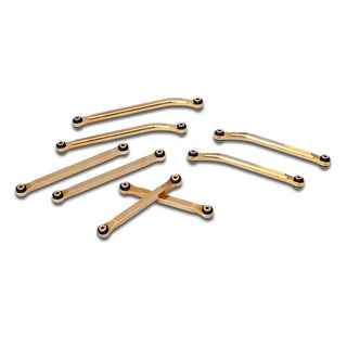 Brass High Clearance Links Set: SCX24 Bronco, C-10, Jeep