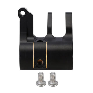 Sale [Clearance Sale] INJORA Black Brass Front Axle Link Mount for 1/10 Axial SCX10 PRO