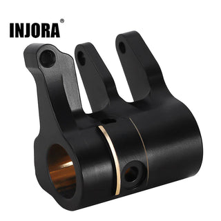 Sale [Clearance Sale] INJORA Black Brass Front Axle Link Mount for 1/10 Axial SCX10 PRO
