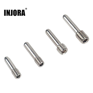 INJORA 10Pcs Stainless Steel M3 M4 Headless Hexagon Drive shaft Screw Pins for 1/10 RC Crawl