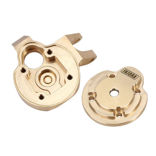 INJORA 66g/set Brass Portal Cover Steering Knuckle Set for 1/18 UTB18 Capra (UTB18-02)