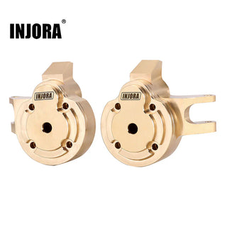 INJORA 66g/set Brass Portal Cover Steering Knuckle Set for 1/18 UTB18 Capra (UTB18-02)